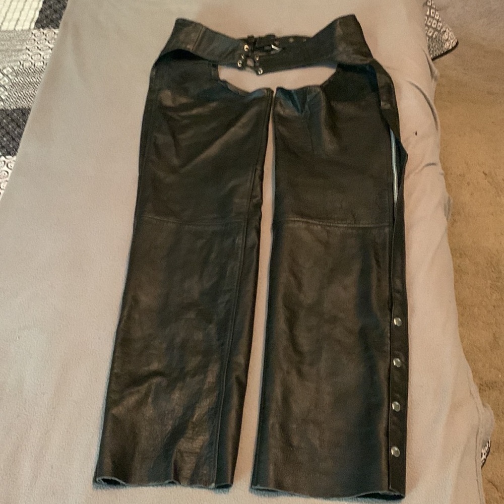 Hot Leather Unisex Leather Chaps Medium